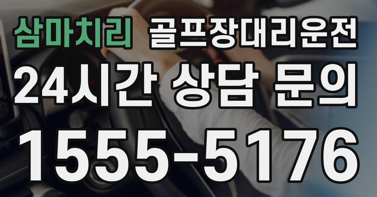 골프장대리운전 서비스