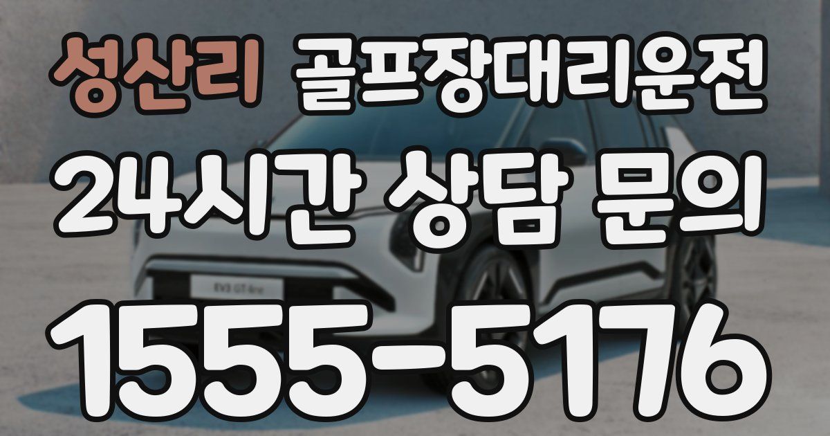 골프장대리운전 서비스
