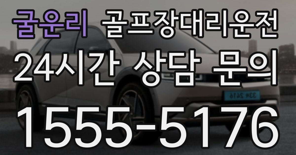 골프장대리운전 서비스
