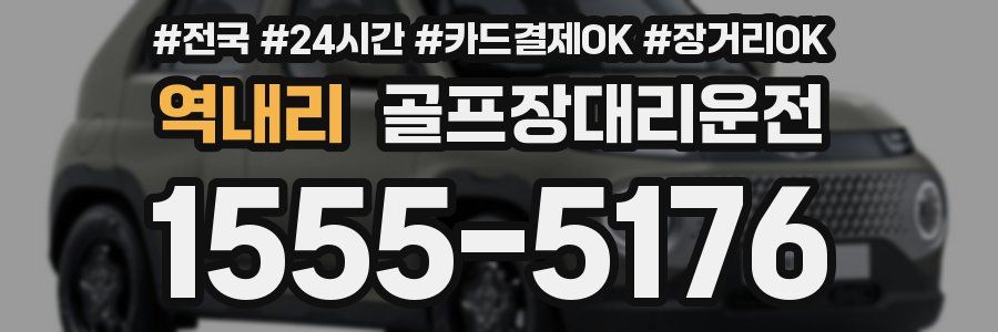역내리 골프장대리운전