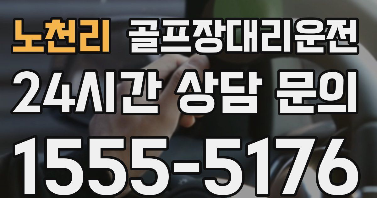 골프장대리운전 서비스