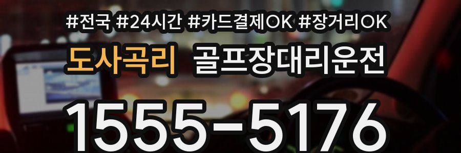 도사곡리 골프장대리운전