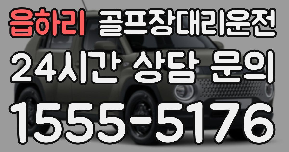 골프장대리운전 서비스