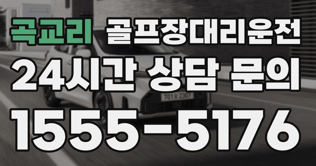 골프장대리운전 서비스