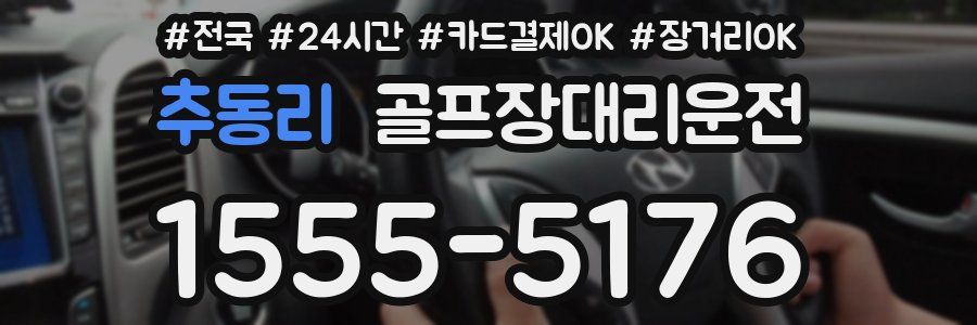 추동리 골프장대리운전