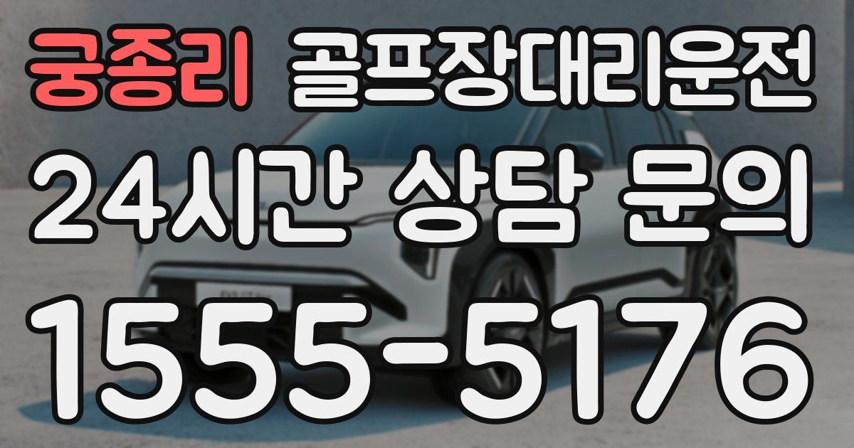 골프장대리운전 서비스