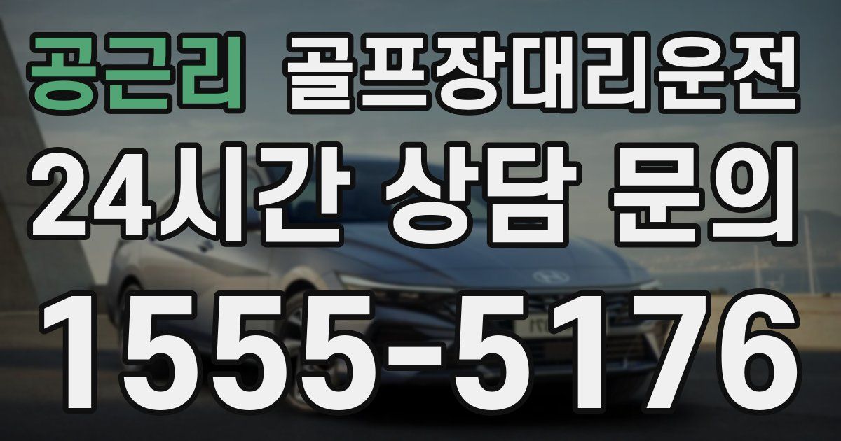 골프장대리운전 서비스