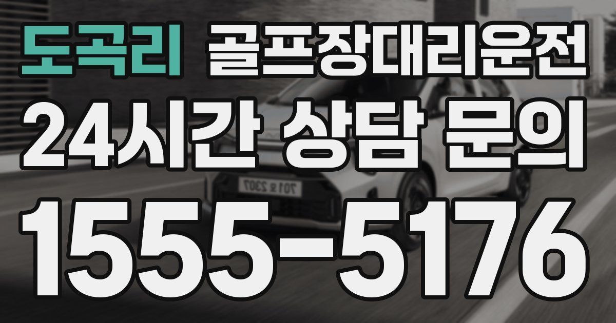 골프장대리운전 서비스