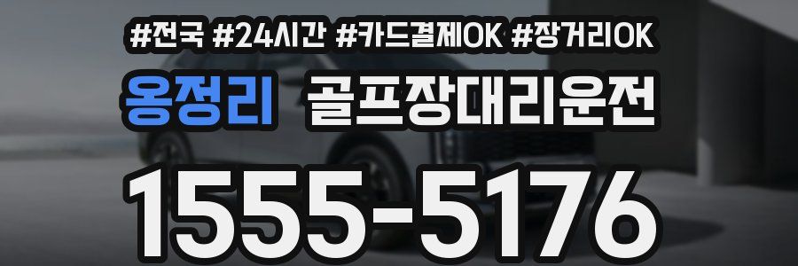 옹정리 골프장대리운전