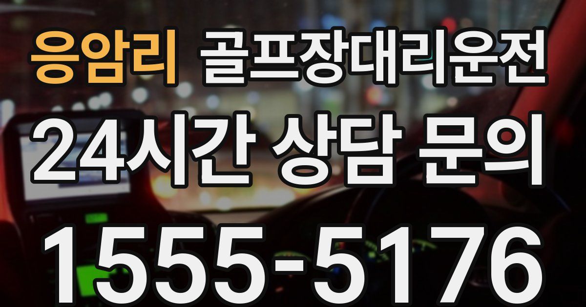 골프장대리운전 서비스