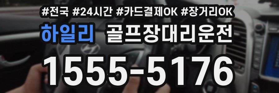 하일리 골프장대리운전
