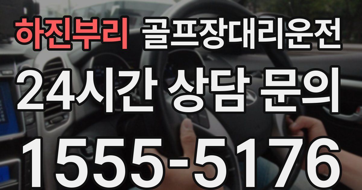 골프장대리운전 서비스