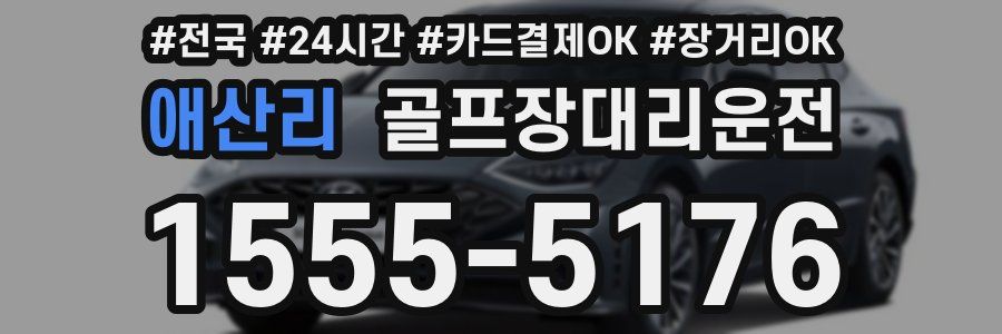 애산리 골프장대리운전