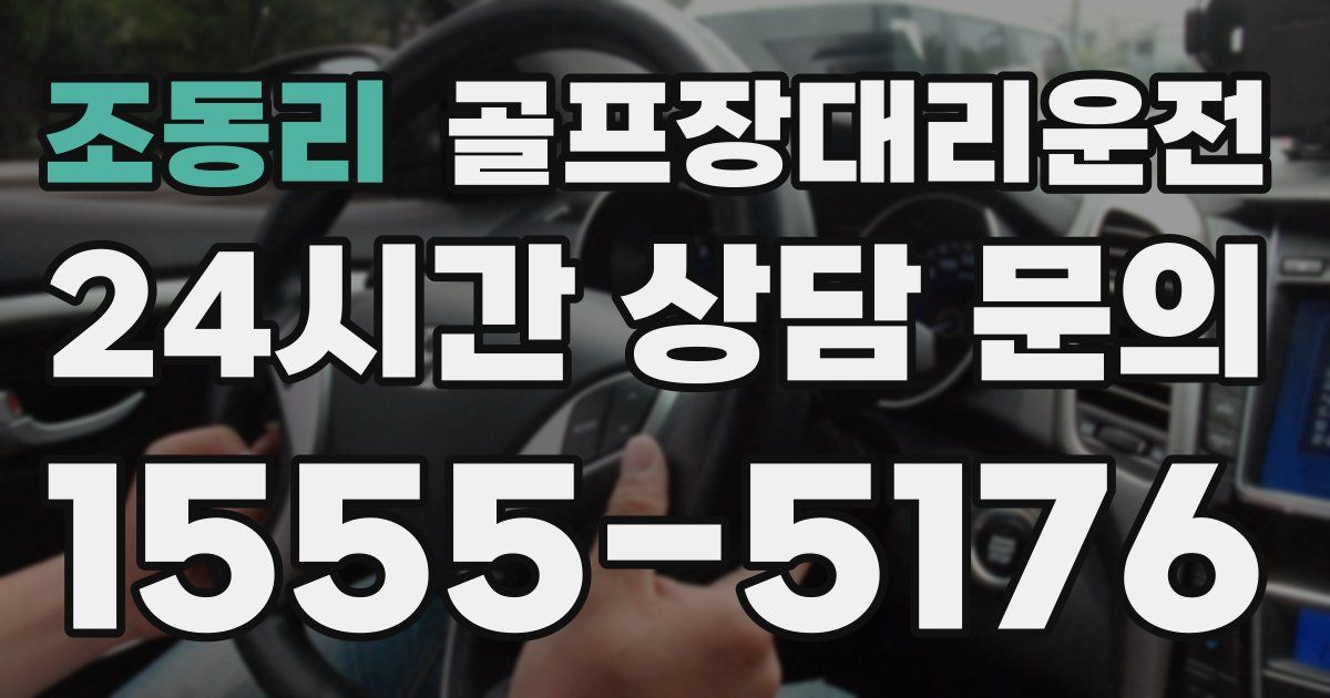 골프장대리운전 서비스