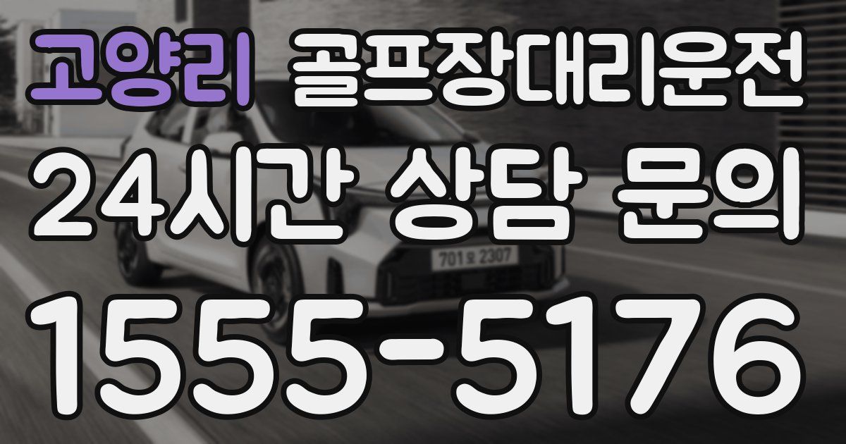 골프장대리운전 서비스