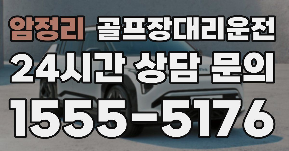 골프장대리운전 서비스