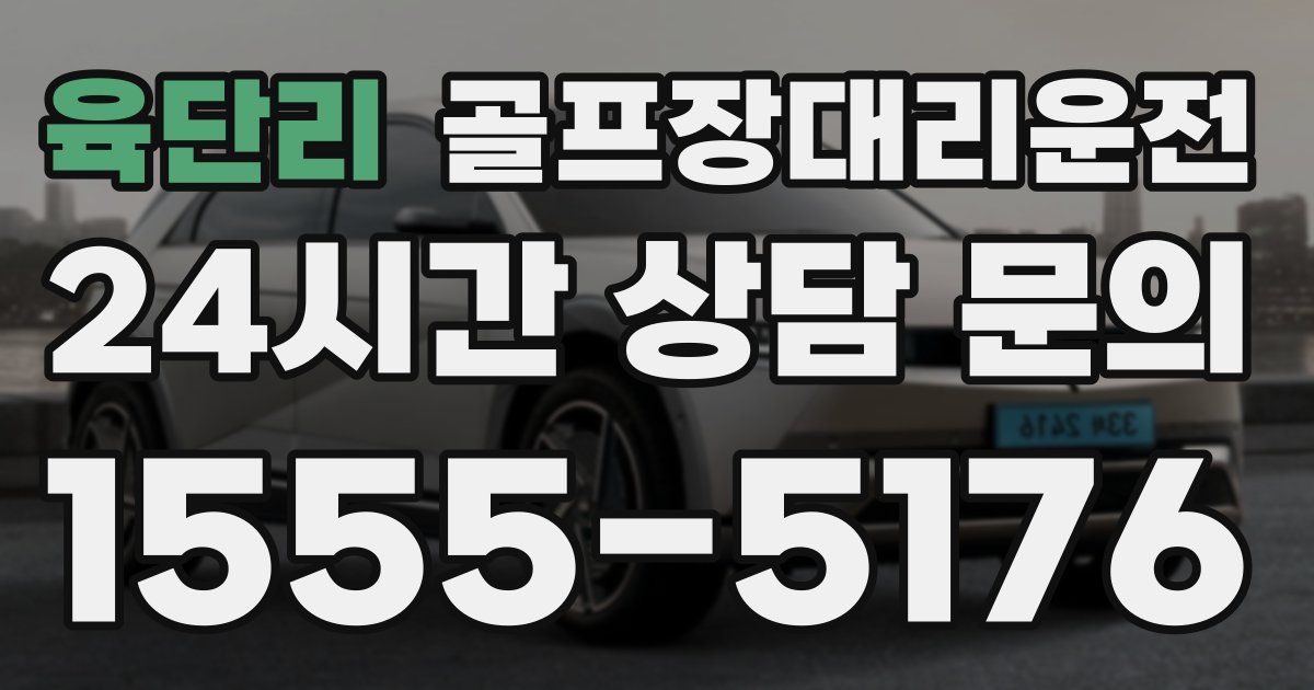골프장대리운전 서비스