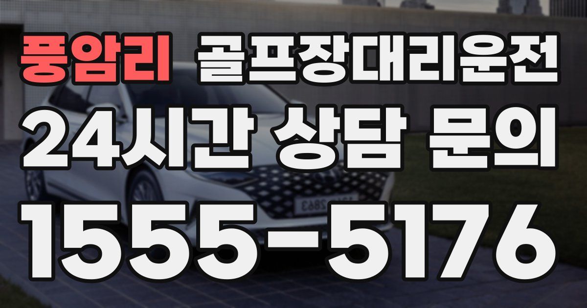 골프장대리운전 서비스