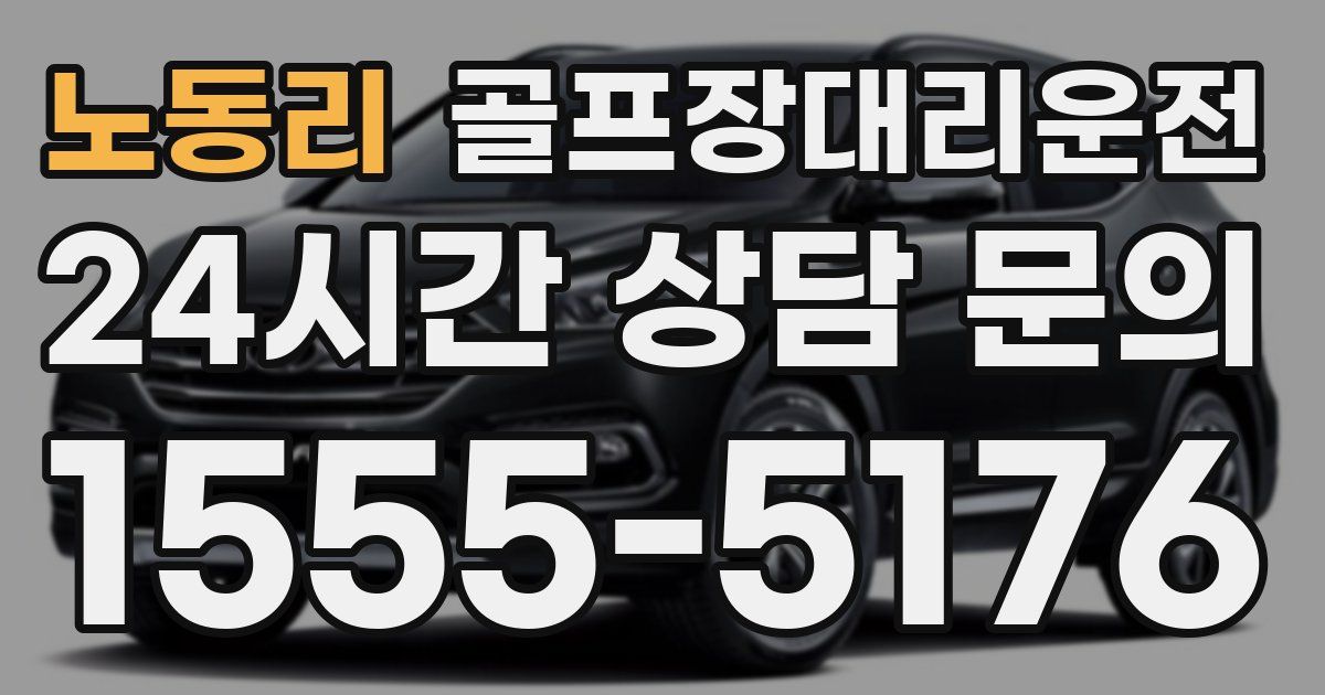 골프장대리운전 서비스