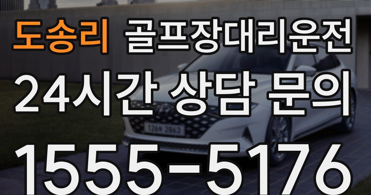 골프장대리운전 서비스