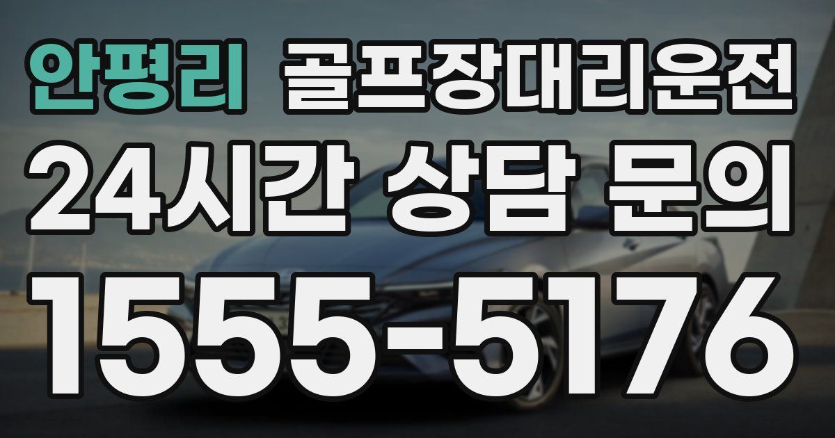 골프장대리운전 서비스