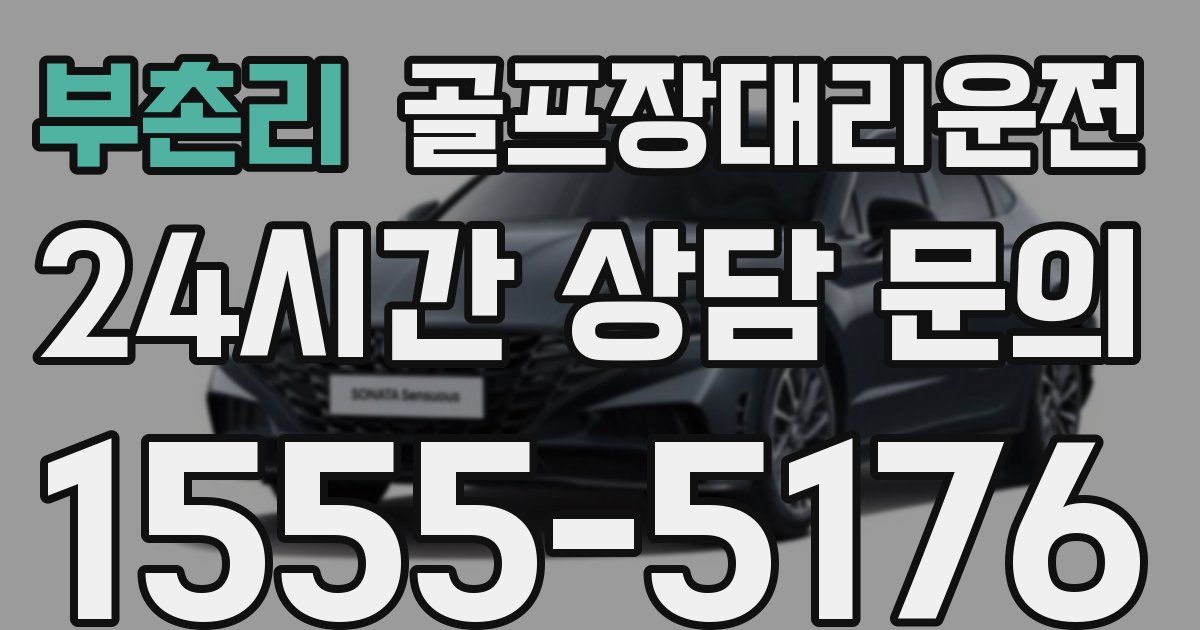 골프장대리운전 서비스