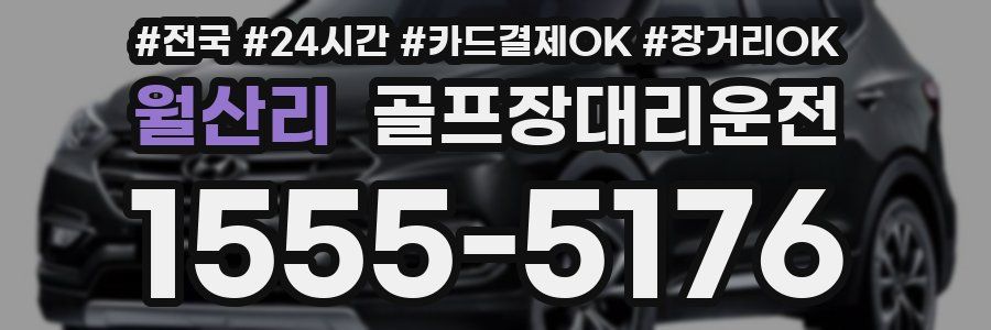 월산리 골프장대리운전