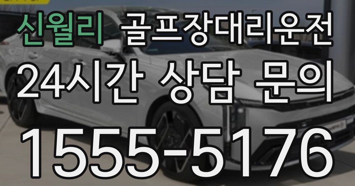 골프장대리운전 서비스