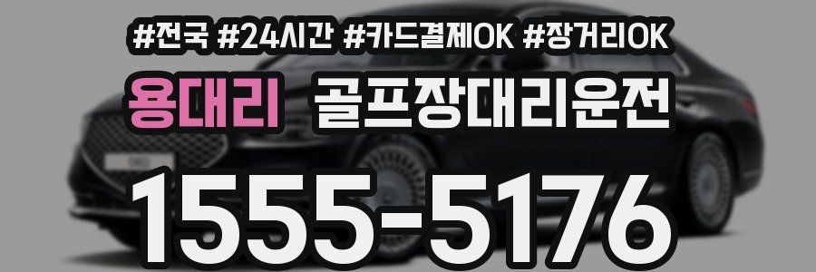 용대리 골프장대리운전