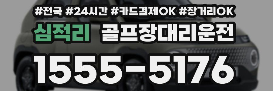심적리 골프장대리운전