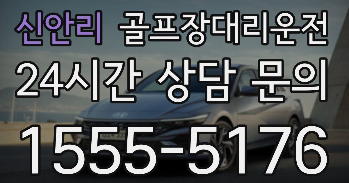 골프장대리운전 서비스