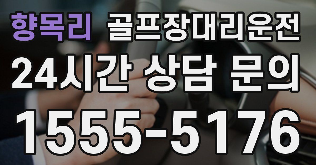 골프장대리운전 서비스