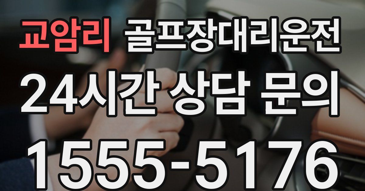 골프장대리운전 서비스