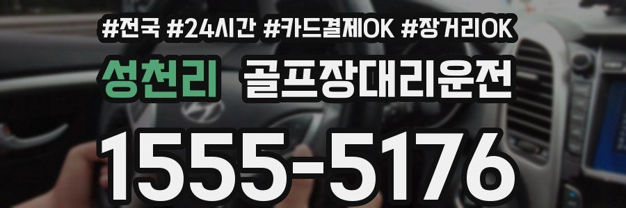 성천리 골프장대리운전