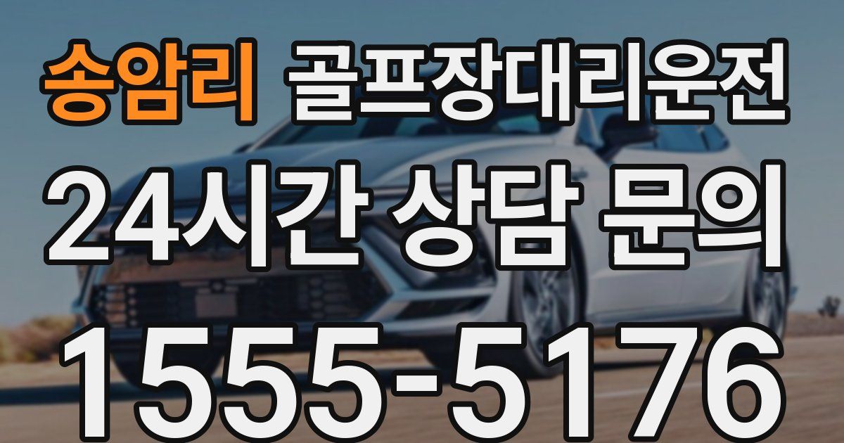 골프장대리운전 서비스