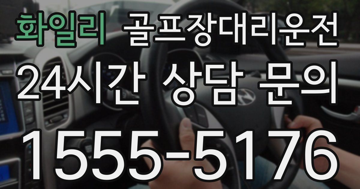 골프장대리운전 서비스