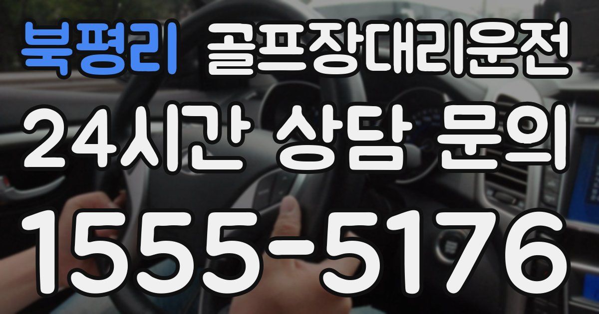 골프장대리운전 서비스