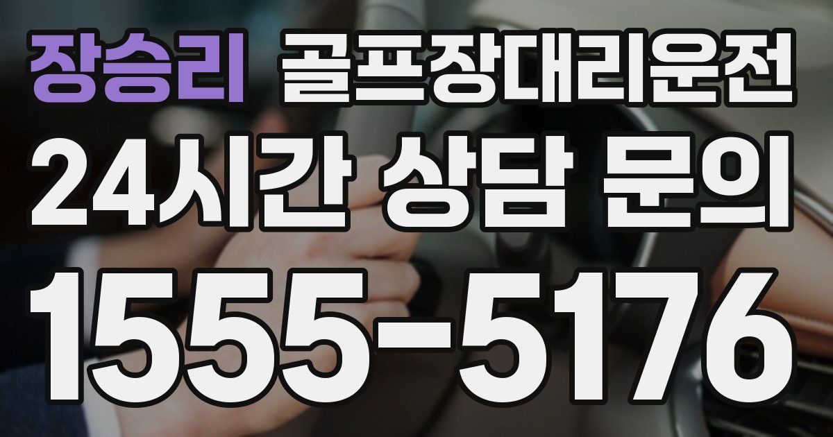 골프장대리운전 서비스