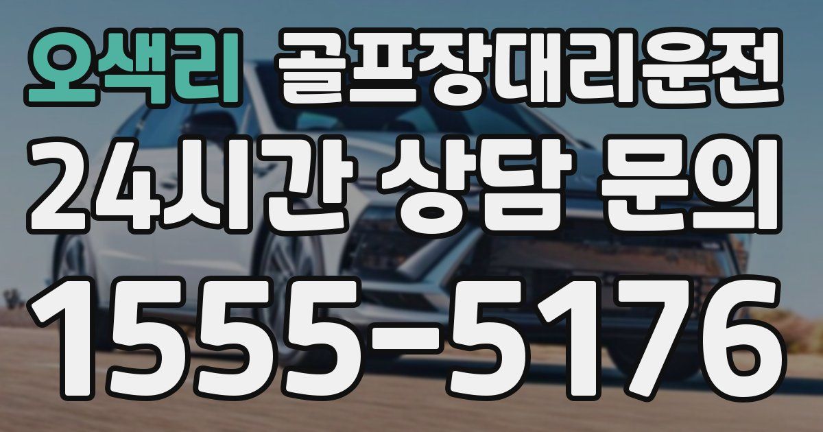 골프장대리운전 서비스