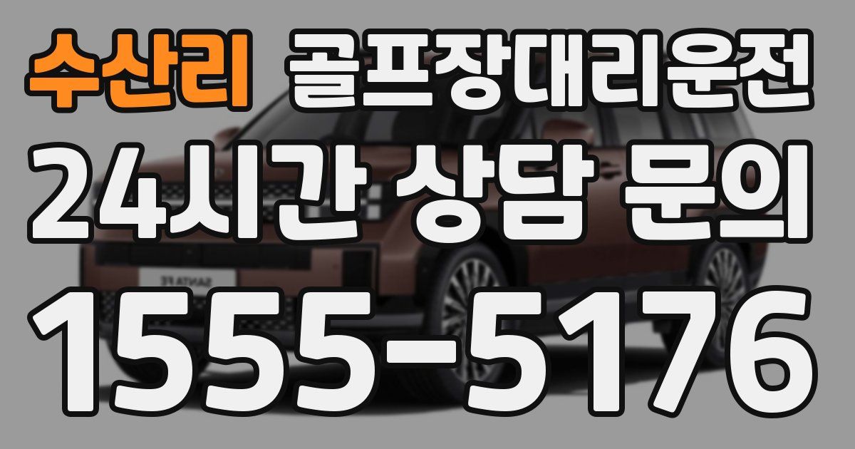 골프장대리운전 서비스