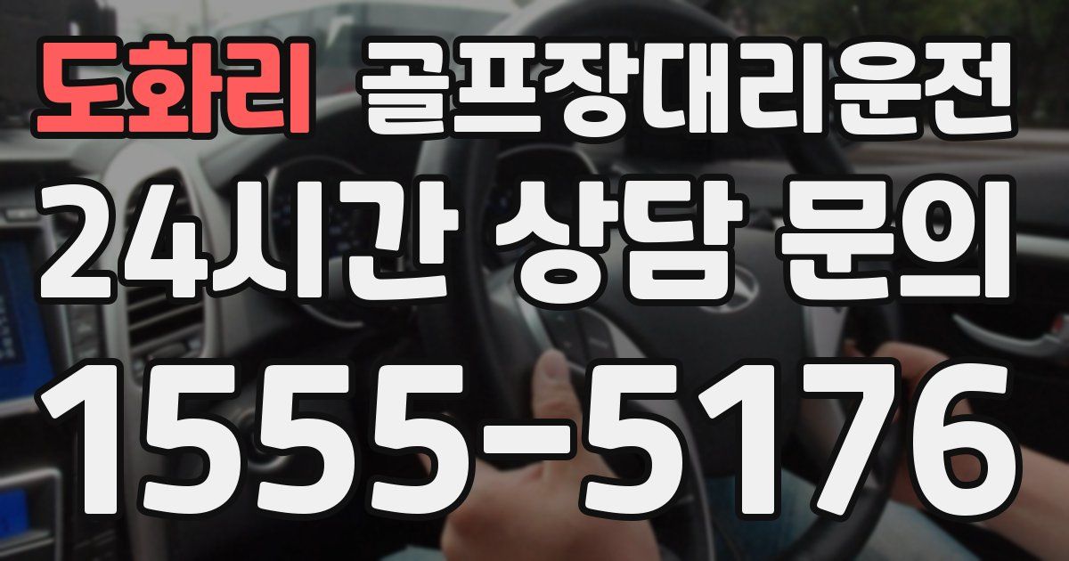 골프장대리운전 서비스