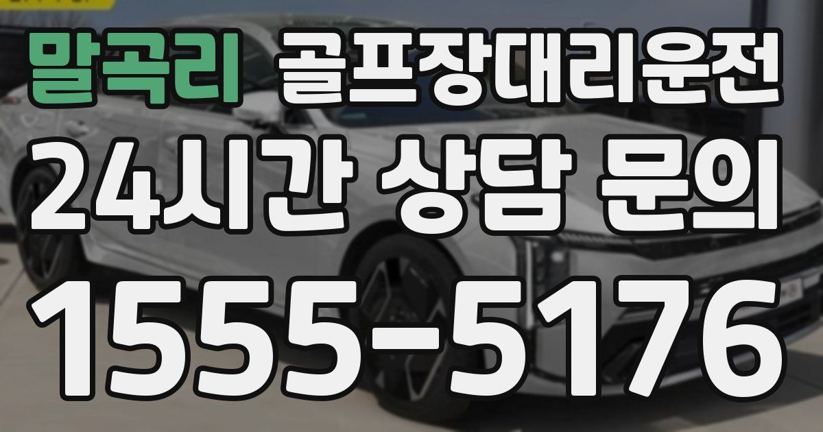 골프장대리운전 서비스