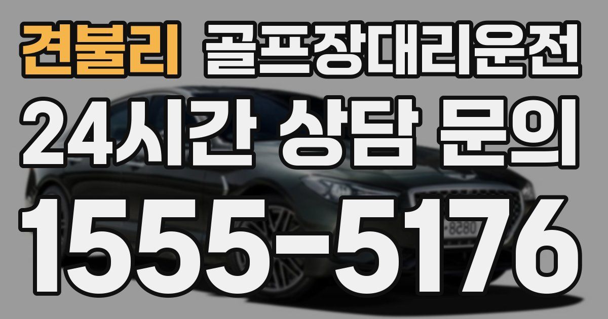 골프장대리운전 서비스