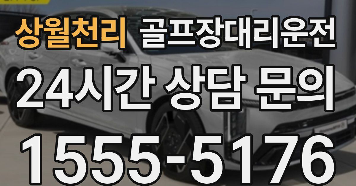 골프장대리운전 서비스