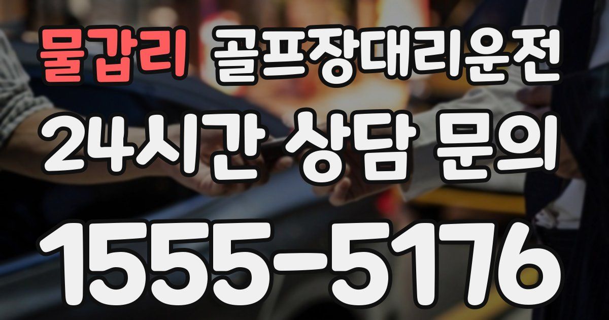 골프장대리운전 서비스