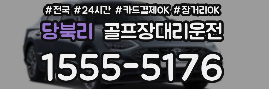 당북리 골프장대리운전