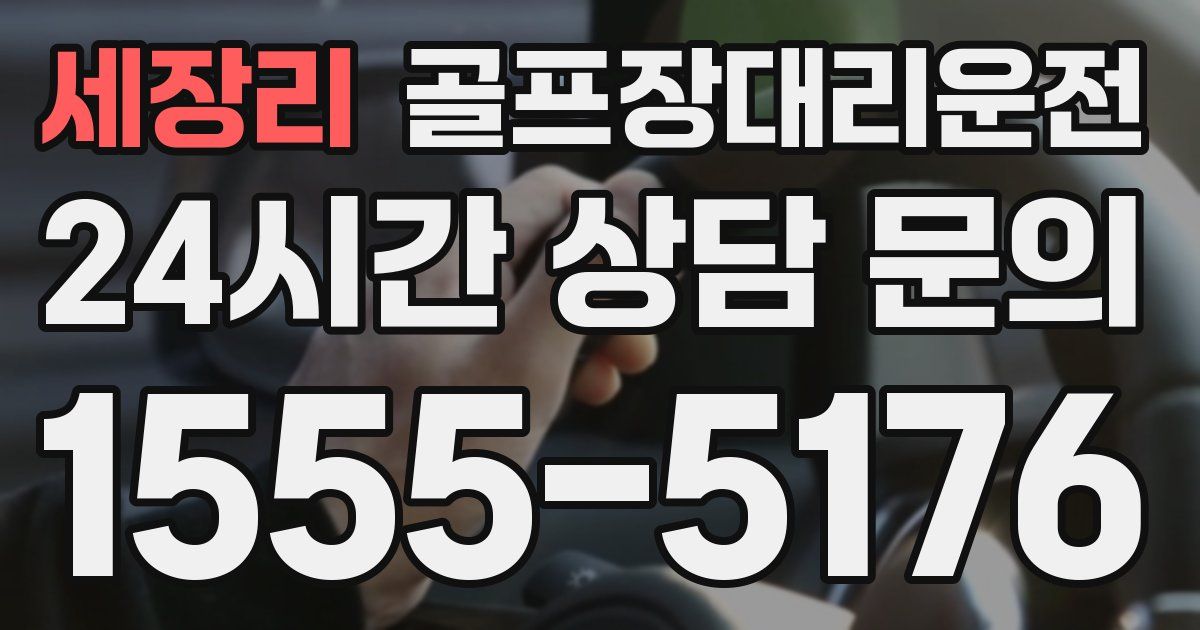 골프장대리운전 서비스