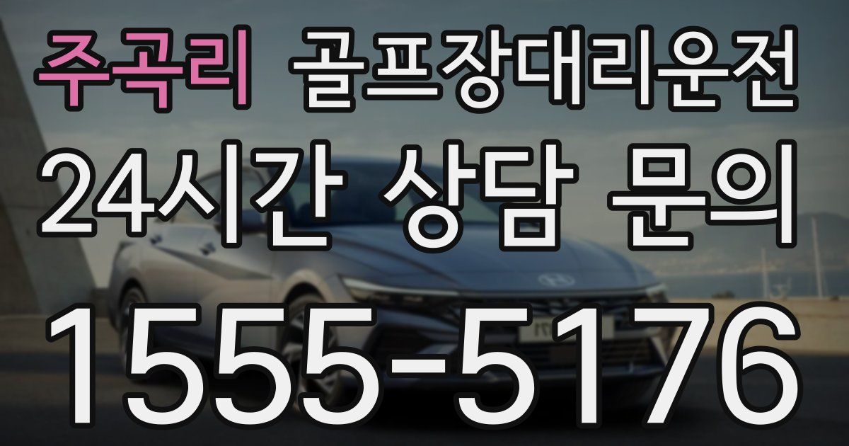 골프장대리운전 서비스