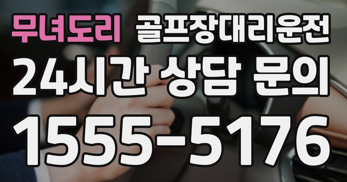 골프장대리운전 서비스