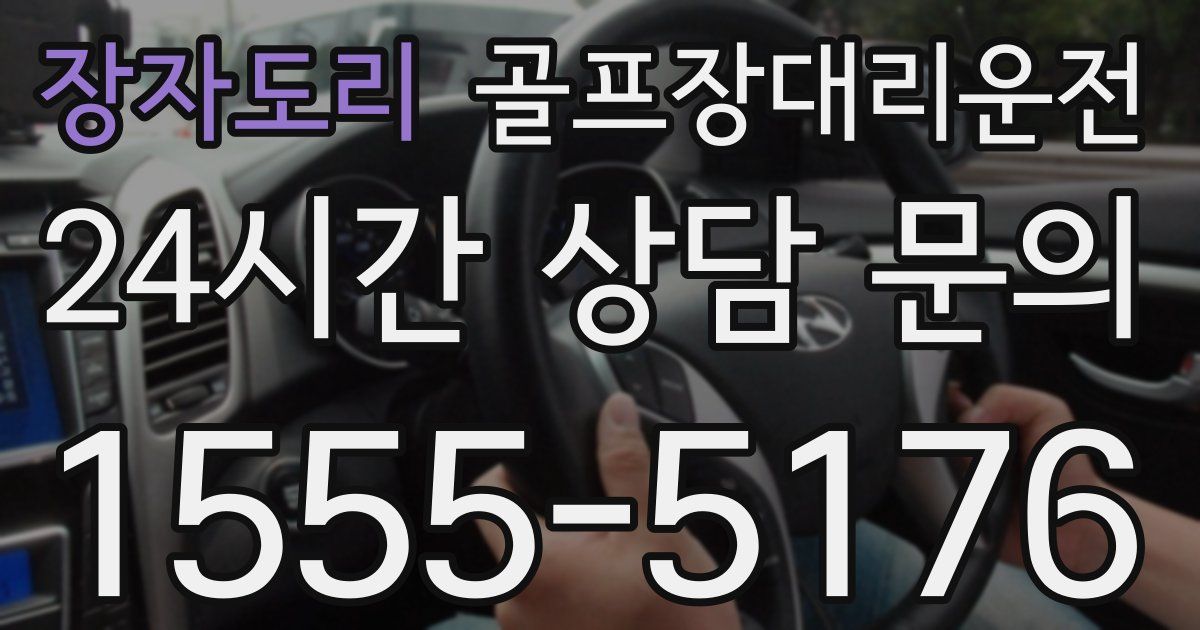 골프장대리운전 서비스